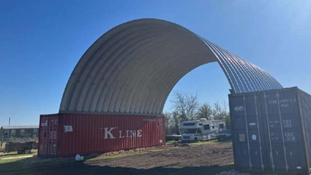 30x40 Shipping Container Roof Kit